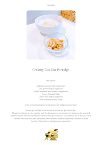 a page with a picture of a dish and a bowl of cereal