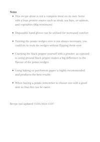 an example of a recipe for a recipe