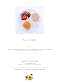 keep it simple menu template
