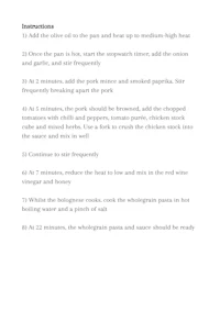 a worksheet with instructions on how to make a pizza