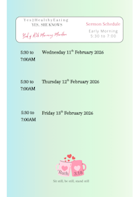 a flyer showing the schedule for a couple's tea party