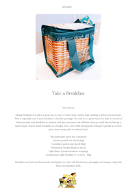 take a breakfast basket